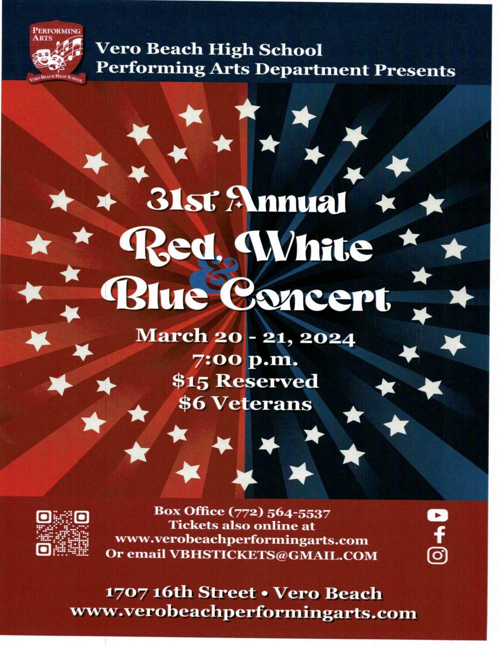 31st Annual Red, White, Blue Concert